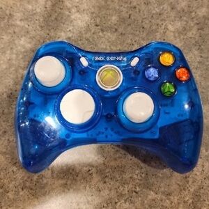 Rock Candy Controller Xbox360 Blue no cord UNTESTED T4